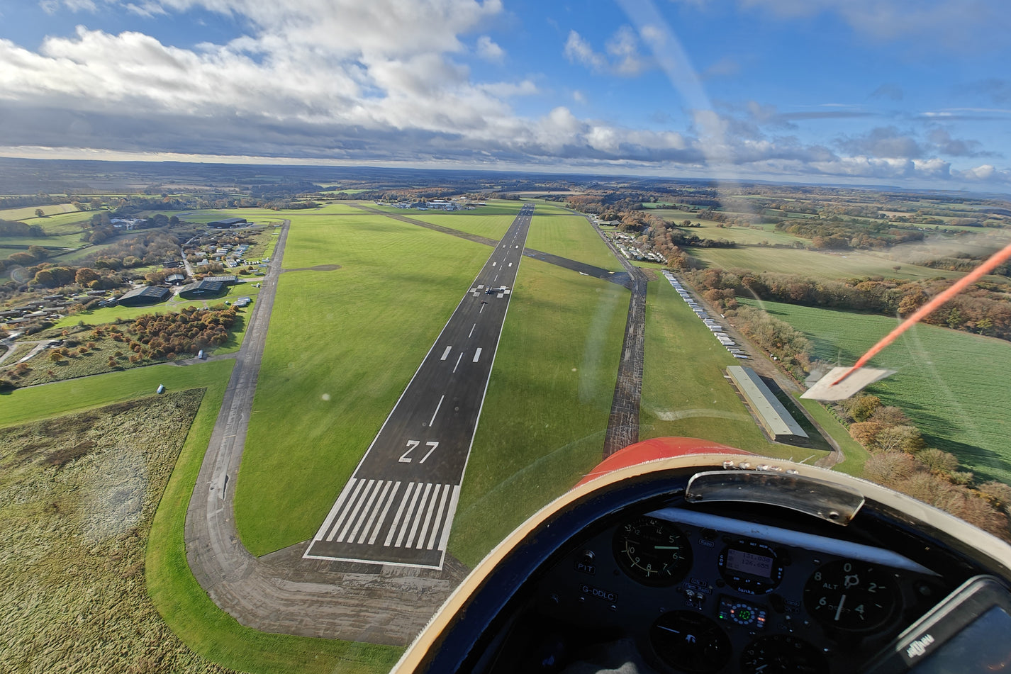 Glider flying start Lasham Gliding Society